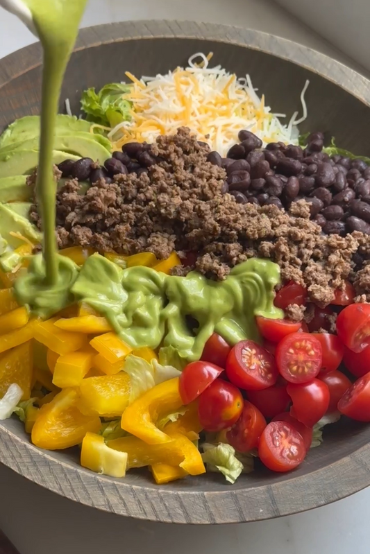 Taco Salad with Adobo Mojo dressing